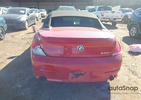 2010 BMW 650I z USA, uszkodzony, nr VIN WBAEB5C50AC226010